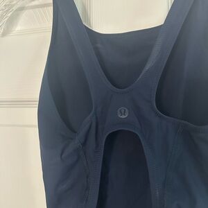 lululemon swim suit navy blue